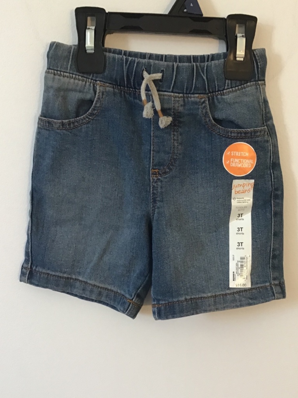 Toddler Boys Stretch Denim Shorts Size 3T